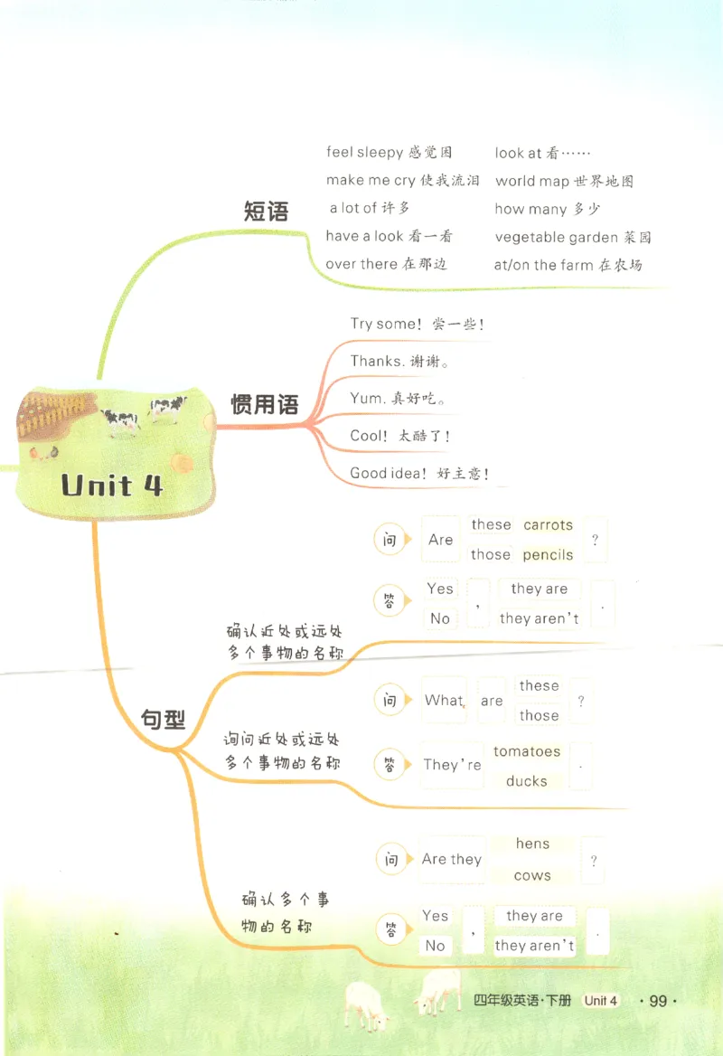 25春《状元英语笔记》人教英语PEP4下（含晨读晚默）_小学《课堂笔记》数学语文英语1-6年级下册_小学英语《课堂笔记》1-6年级下册（26春）_小学英语《课堂笔记》3-6年级下册（26春）