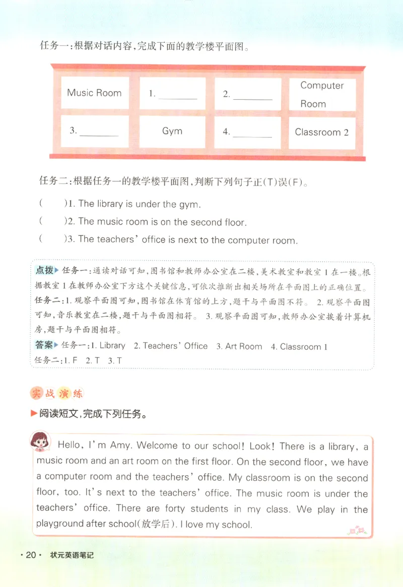 25春《状元英语笔记》人教英语PEP4下（含晨读晚默）_小学《课堂笔记》数学语文英语1-6年级下册_小学英语《课堂笔记》1-6年级下册（26春）_小学英语《课堂笔记》3-6年级下册（26春）