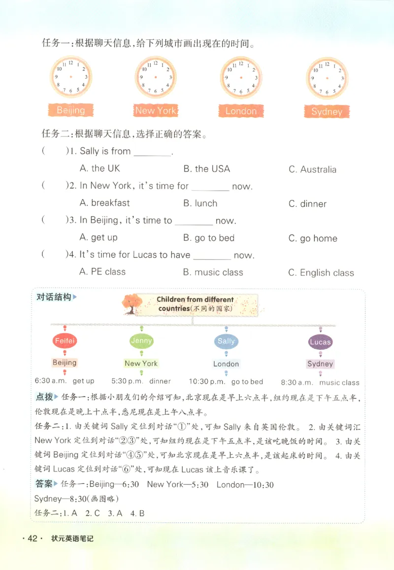 25春《状元英语笔记》人教英语PEP4下（含晨读晚默）_小学《课堂笔记》数学语文英语1-6年级下册_小学英语《课堂笔记》1-6年级下册（26春）_小学英语《课堂笔记》3-6年级下册（26春）