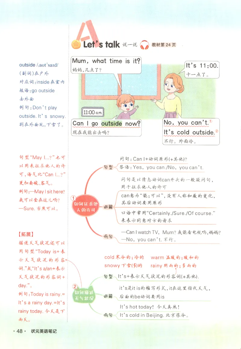 25春《状元英语笔记》人教英语PEP4下（含晨读晚默）_小学《课堂笔记》数学语文英语1-6年级下册_小学英语《课堂笔记》1-6年级下册（26春）_小学英语《课堂笔记》3-6年级下册（26春）