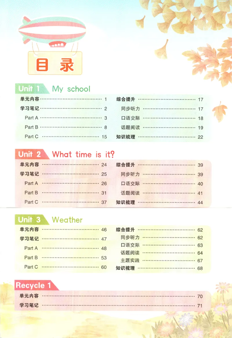 25春《状元英语笔记》人教英语PEP4下（含晨读晚默）_小学《课堂笔记》数学语文英语1-6年级下册_小学英语《课堂笔记》1-6年级下册（26春）_小学英语《课堂笔记》3-6年级下册（26春）