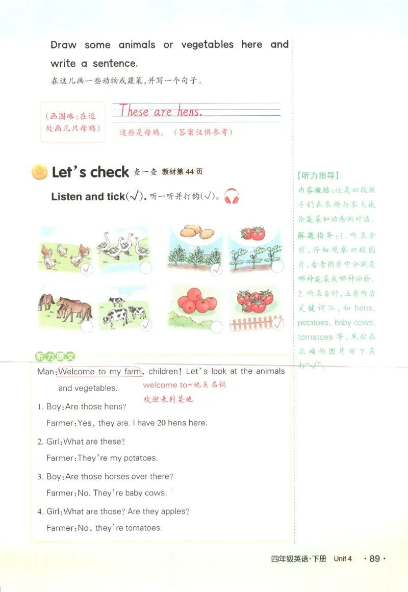 25春《状元英语笔记》人教英语PEP4下（含晨读晚默）_小学《课堂笔记》数学语文英语1-6年级下册_小学英语《课堂笔记》1-6年级下册（26春）_小学英语《课堂笔记》3-6年级下册（26春）