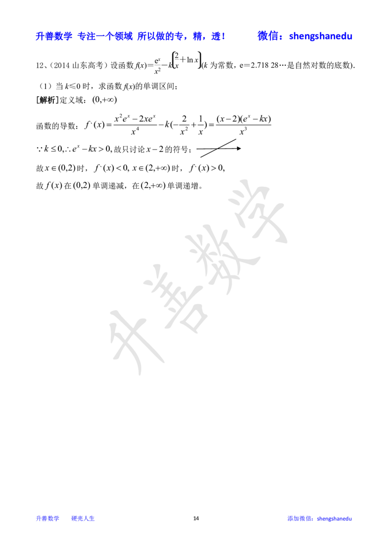函数单调性之分类讨论_高中三年全科资料_高中_高中知识点整理_数学