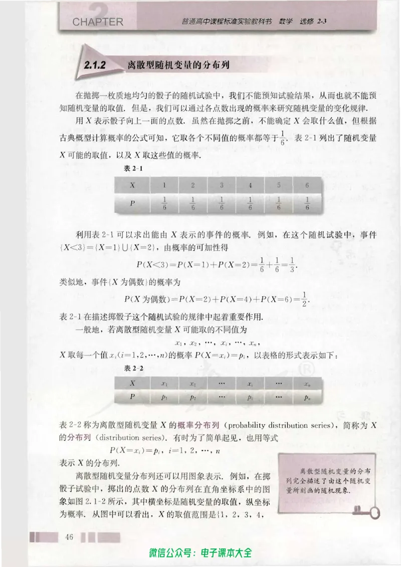 人教版高中数学选修2-3_高中三年全科资料_高中_高中电子教材_旧教材_高中数学（人教旧版）_高中数学人教A版选修（15本）