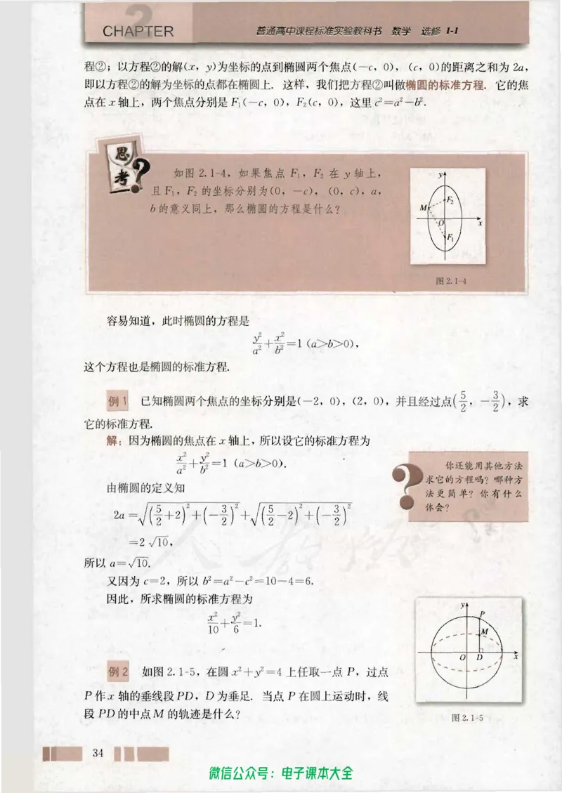人教版高中数学选修1-1_高中三年全科资料_高中_高中电子教材_旧教材_高中数学（人教旧版）_高中数学人教A版选修（15本）