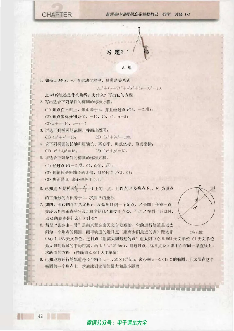 人教版高中数学选修1-1_高中三年全科资料_高中_高中电子教材_旧教材_高中数学（人教旧版）_高中数学人教A版选修（15本）