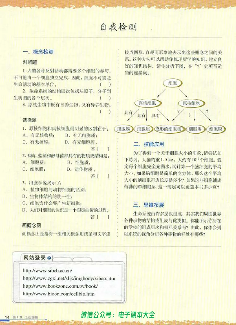 必修1《分子与细胞》_高中三年全科资料_高中_高中电子教材_旧教材_高中生物（人教旧版）_高中生物必修1-3（3本）