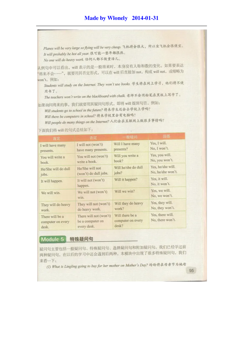 2013年外研版七年级下册电子课本_初中电子课本_初中7-9年级各学科下册电子课本_（外研版）7-9年级英语电子课本