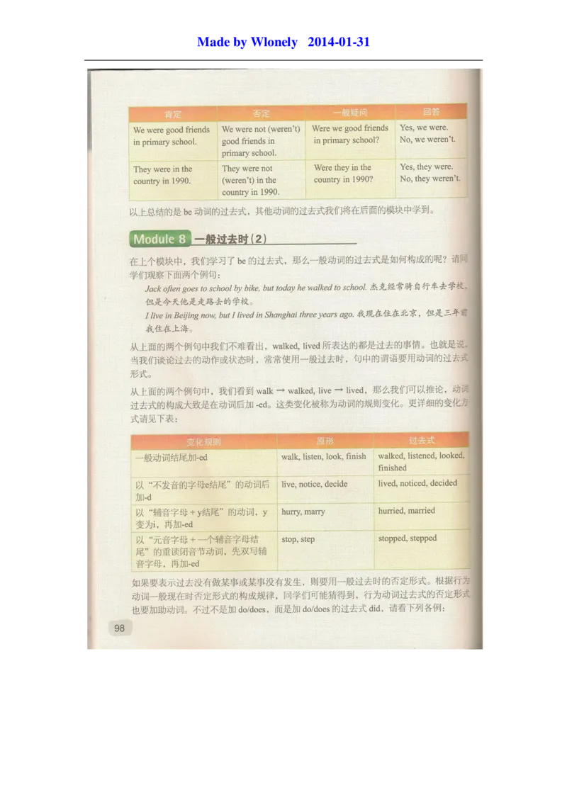 2013年外研版七年级下册电子课本_初中电子课本_初中7-9年级各学科下册电子课本_（外研版）7-9年级英语电子课本