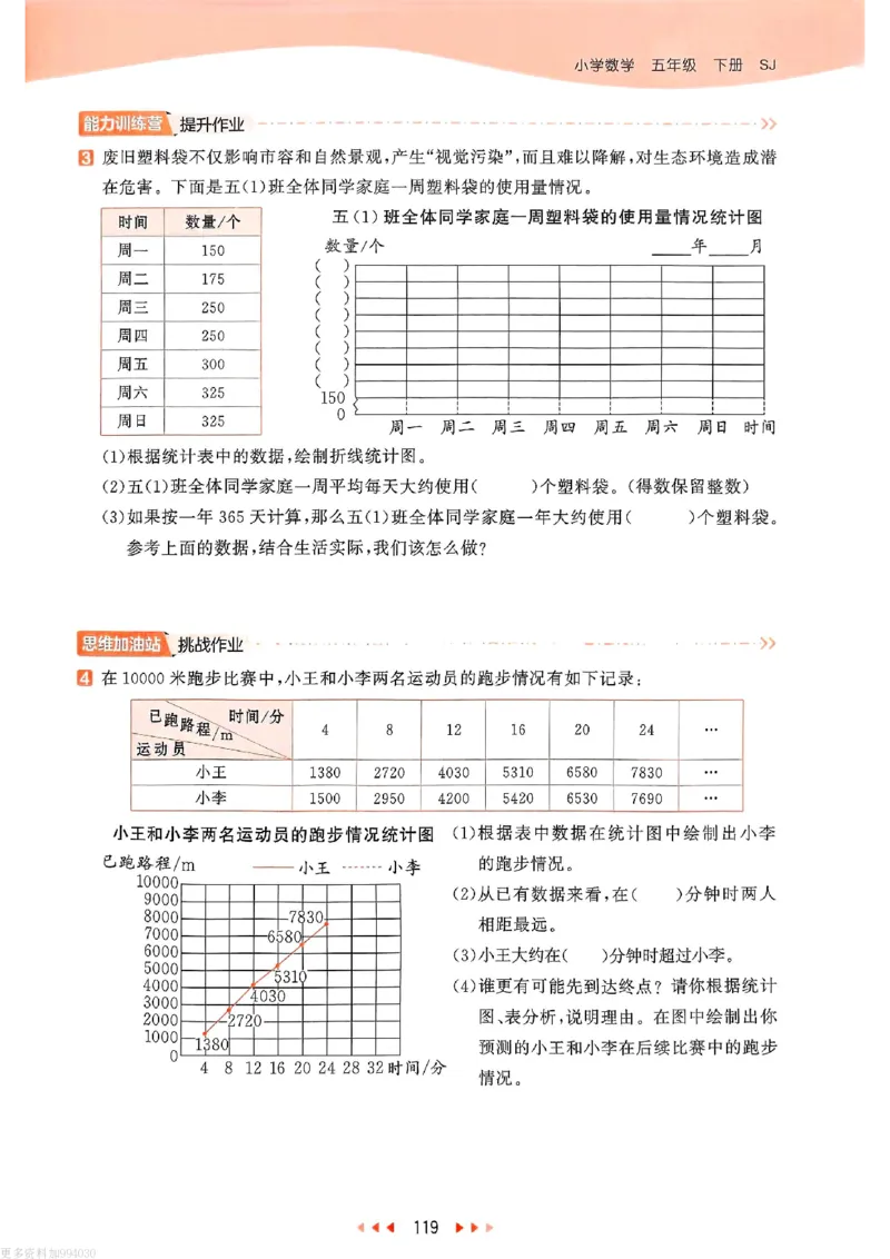 53天天练苏教数学5下_26春53小学系列合集_2-6年级数学下册苏教版《53天天练》_53天天练苏教数学5下