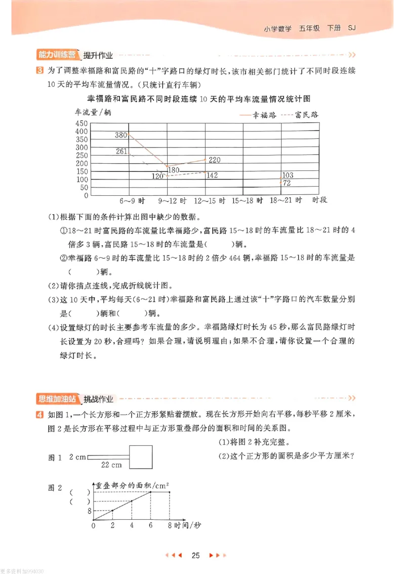 53天天练苏教数学5下_26春53小学系列合集_2-6年级数学下册苏教版《53天天练》_53天天练苏教数学5下