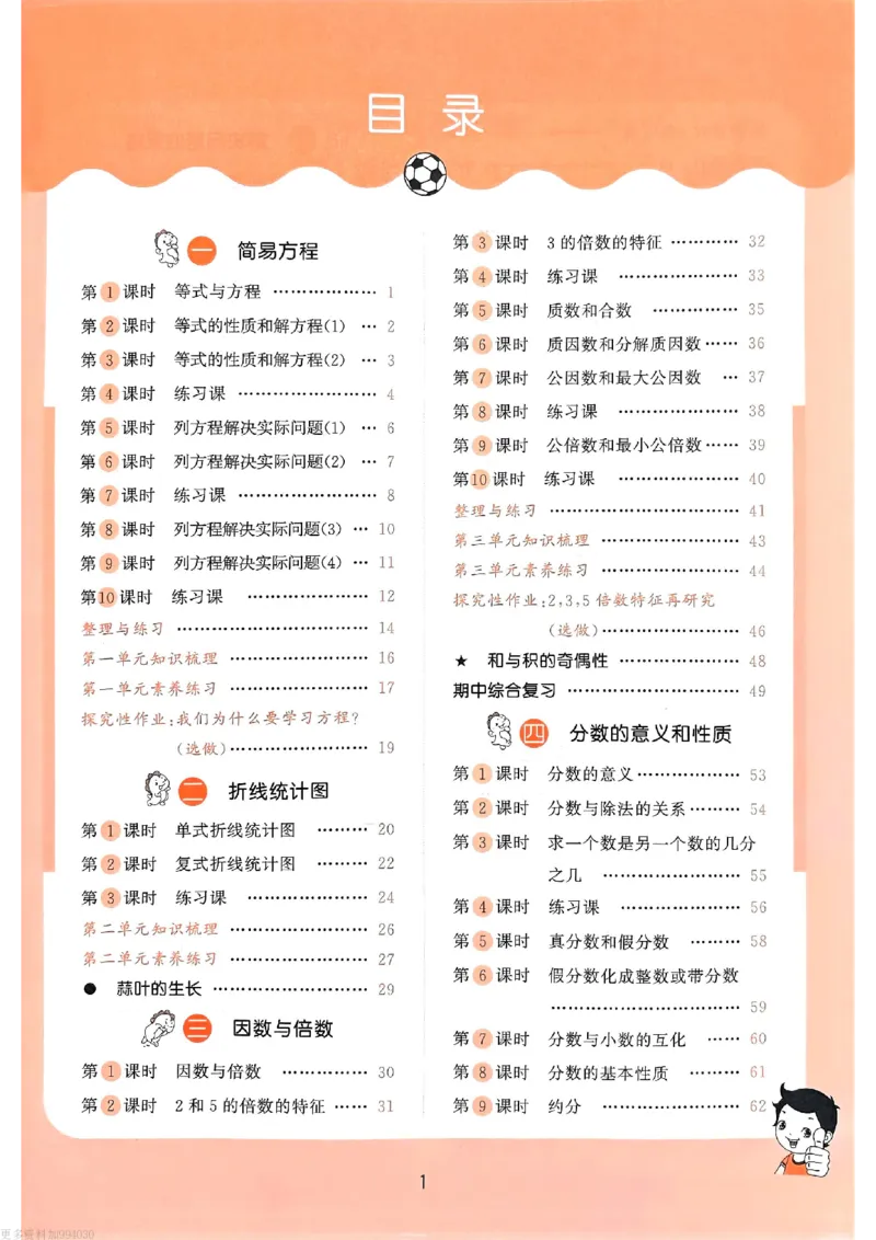 53天天练苏教数学5下_26春53小学系列合集_2-6年级数学下册苏教版《53天天练》_53天天练苏教数学5下