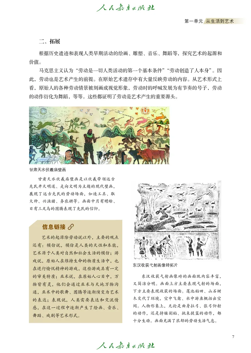 必修1艺术与生活_高中三年全科资料_高中_高中电子教材_高中艺术_人教版