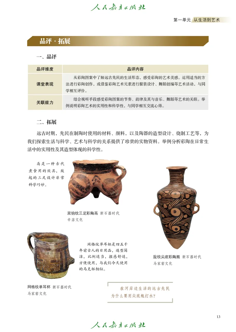 必修1艺术与生活_高中三年全科资料_高中_高中电子教材_高中艺术_人教版