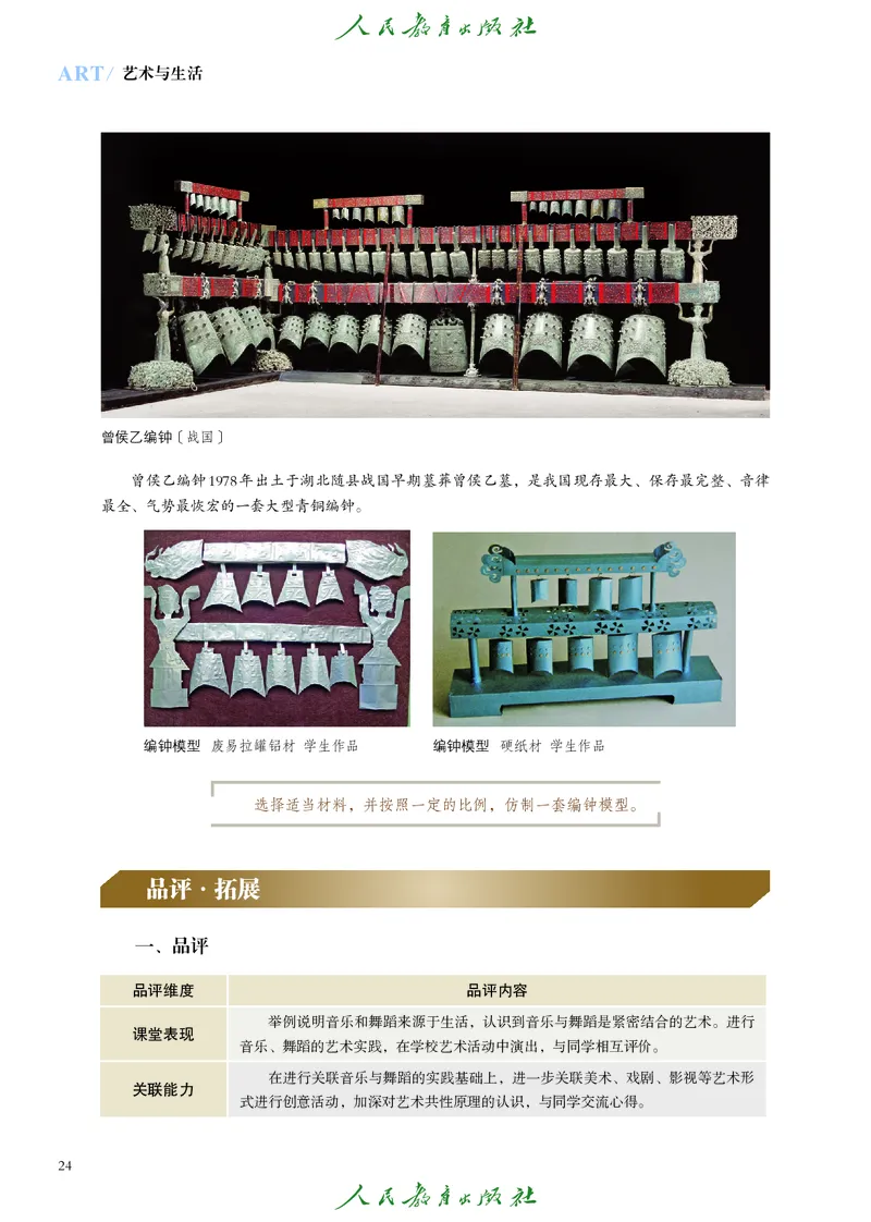 必修1艺术与生活_高中三年全科资料_高中_高中电子教材_高中艺术_人教版