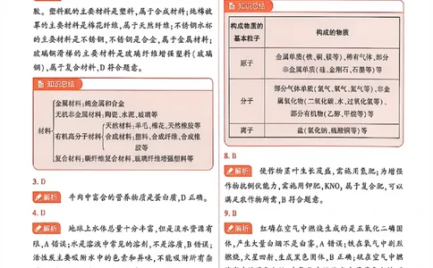 2026《河南中考&bull;载望预测解密卷》化学B卷答案_中考押题2026《中考押题》系列（9科全套实时更新中）_2026版中考《载望预测解密卷》语数物化道（河南）