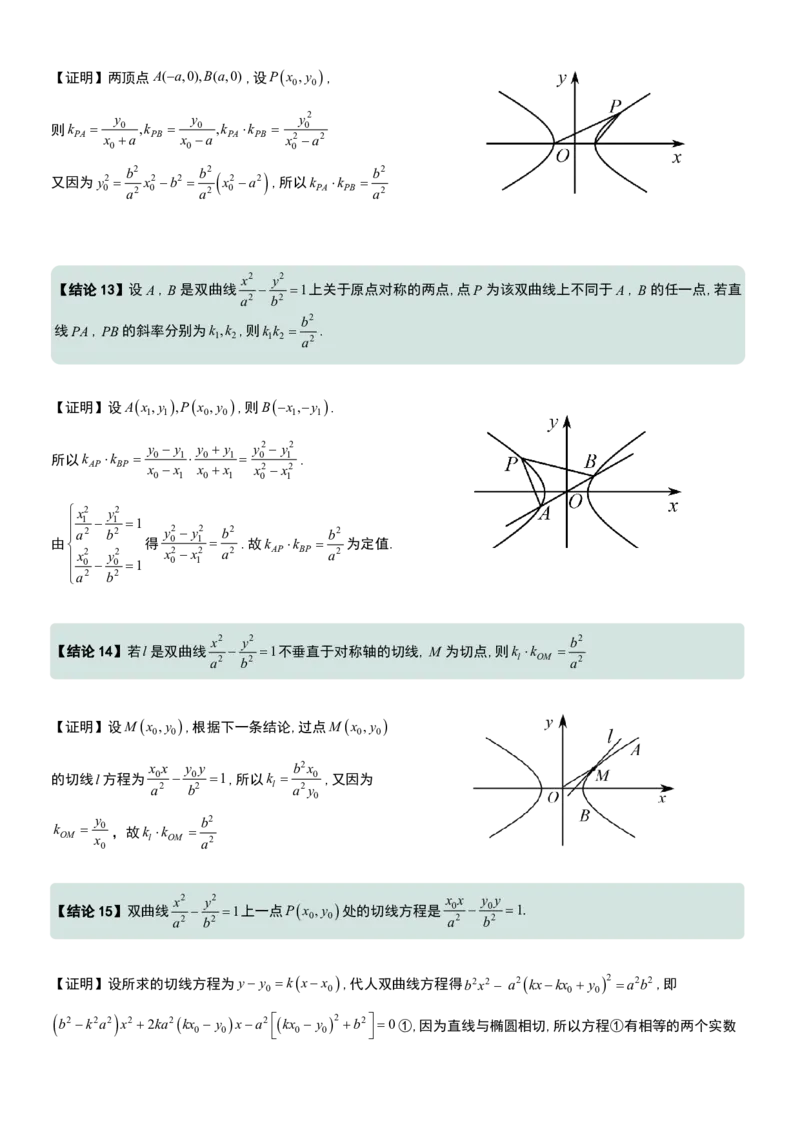 圆锥曲线60条核心二级结论+证明_高中三年全科资料_高中三年全科资料_数学