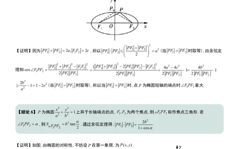 圆锥曲线60条核心二级结论+证明_高中三年全科资料_高中三年全科资料_数学