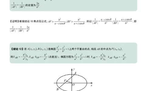 圆锥曲线60条核心二级结论+证明_高中三年全科资料_高中三年全科资料_数学