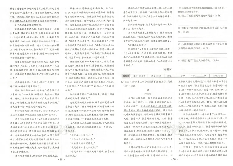 天利五年真题高考试题分类语文试卷_高中三年全科资料_高中_高中1_2026版高考《天利38-五年真题》高考试题分类（语英物化）_26天利38五真分类语文