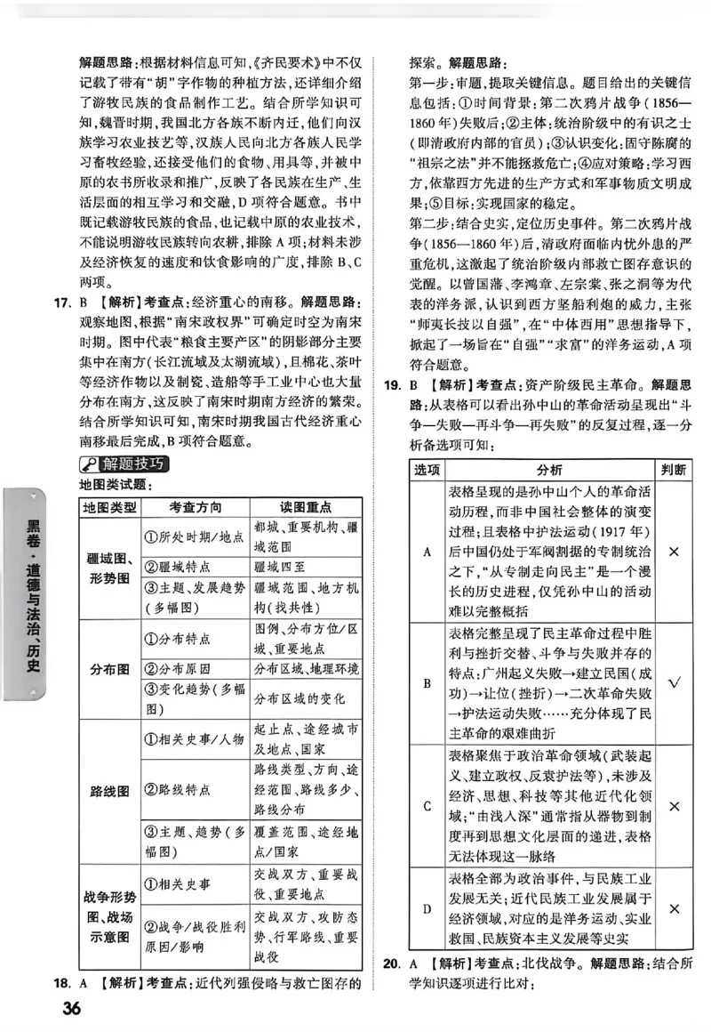 2026《万唯中考&bull;徐州黑白卷》黑卷答案_中考押题2026《中考押题》系列（9科全套实时更新中）_万唯2026版初中《万唯黑白卷》7科全套（徐州）