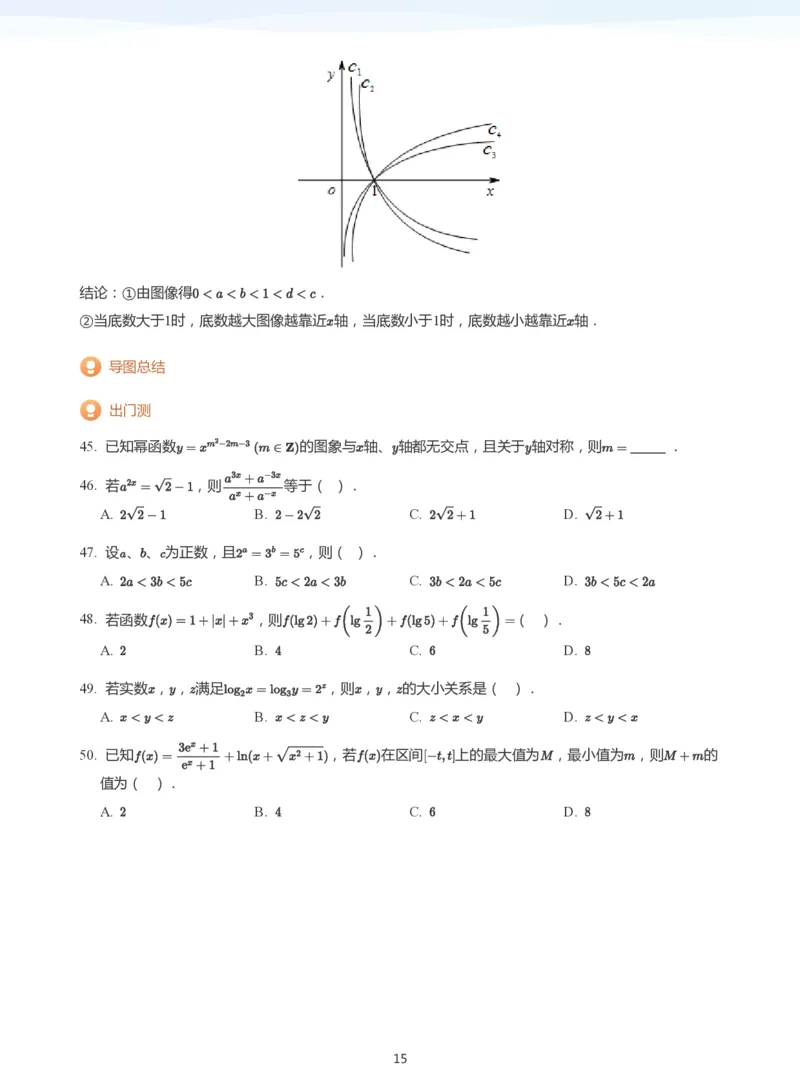 基本初等函数(学生版)_高中三年全科资料_高中_学而思高中数学（暑假衔接）面授升高..高二.高三_学而思高中面授升高三暑假讲义+题集（小一轮）