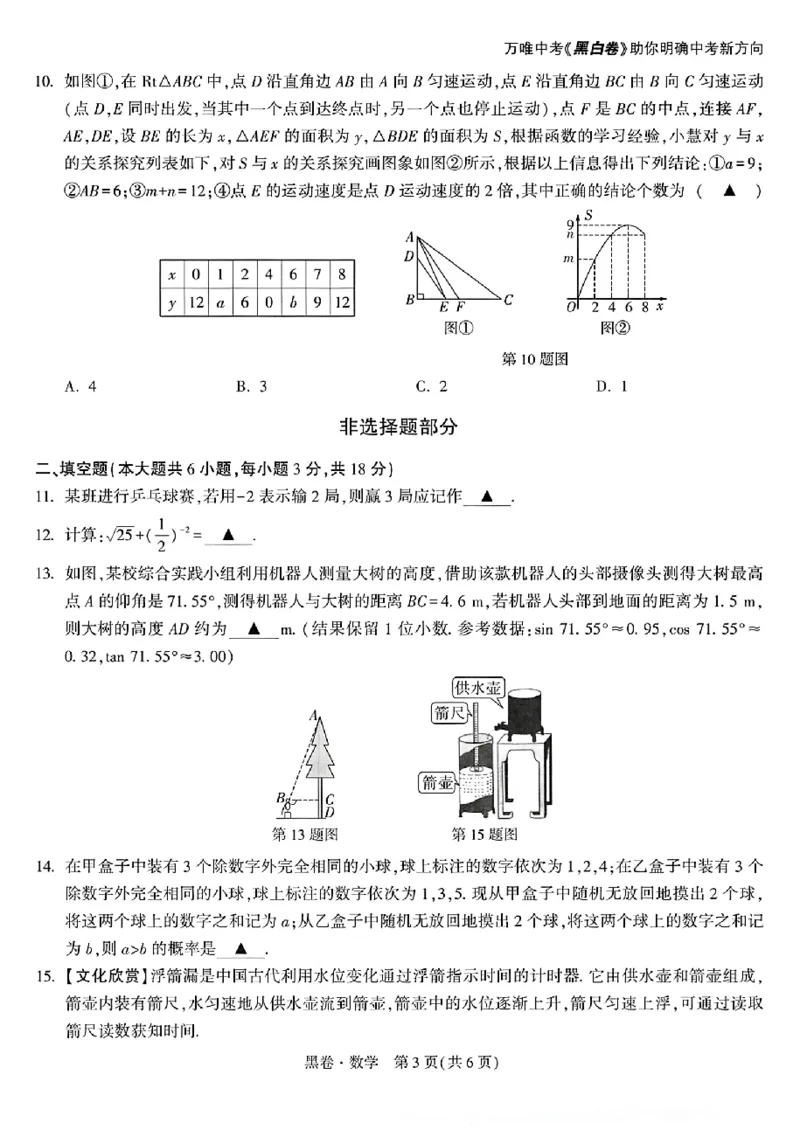 2026《万唯中考&bull;浙江黑白卷》5科黑卷_中考押题2026《中考押题》系列（9科全套实时更新中）_万唯2026版初中《万唯黑白卷》语英数理化（甘肃）_2026《万唯中考黑白卷》多地方版