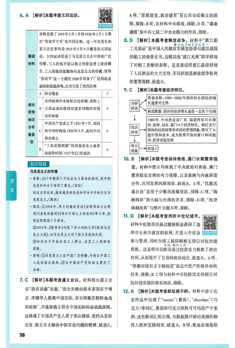 2026《山西中考&bull;方向卷》文综讲评式解析_中考押题2026《中考押题》系列（9科全套实时更新中）_2026版初中《山西中考方向卷》数学、理综、文综