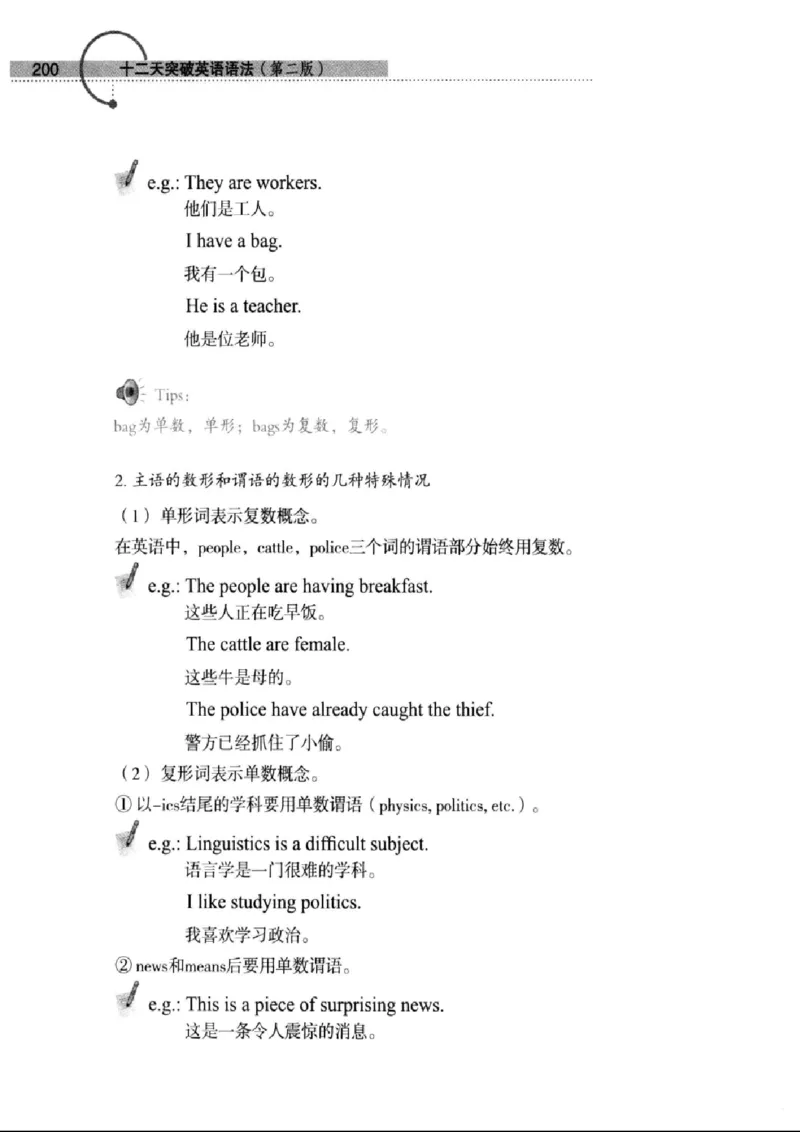 十二天突破英语语法第2版(武峰)_高中三年全科资料_高中_高中知识点整理_英语