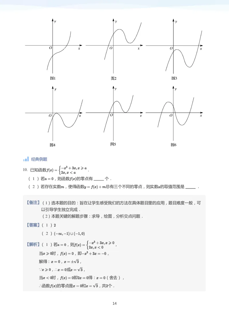 导数与零点问题(教师版)_高中三年全科资料_高中_学而思高中数学（暑假衔接）面授升高..高二.高三_学而思高中面授升高三暑假讲义+题集（小一轮）