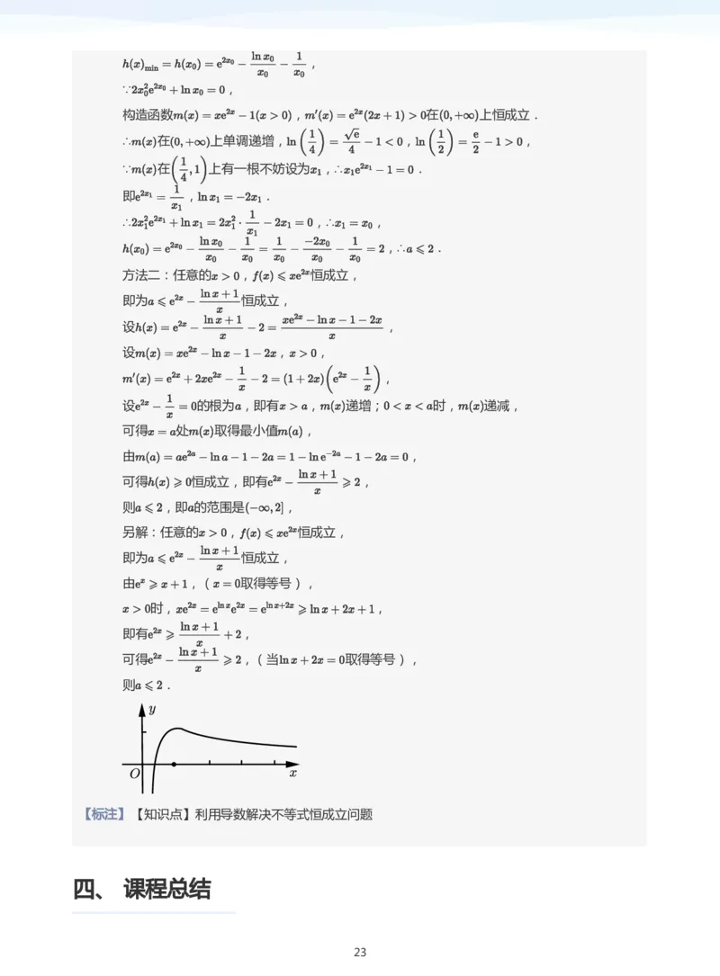 导数与零点问题(教师版)_高中三年全科资料_高中_学而思高中数学（暑假衔接）面授升高..高二.高三_学而思高中面授升高三暑假讲义+题集（小一轮）