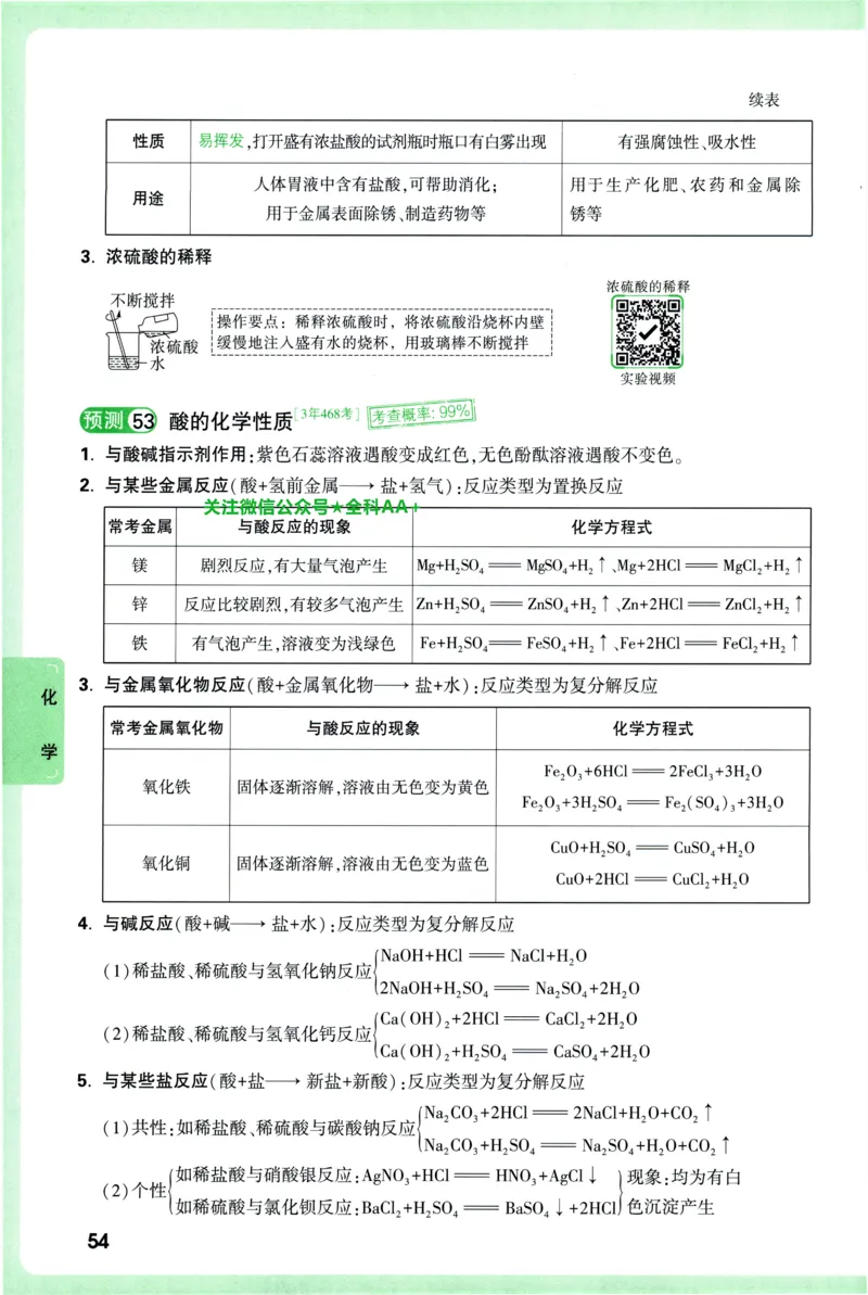 2026《万唯中考&bull;考点预测》物理化学_中考押题2026《中考押题》系列（9科全套实时更新中）_万唯2026版初中《万唯中考考点预测》（7科全）