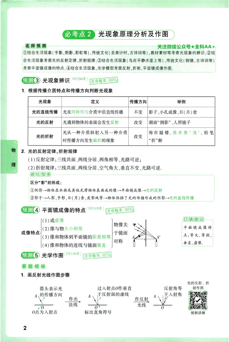 2026《万唯中考&bull;考点预测》物理化学_中考押题2026《中考押题》系列（9科全套实时更新中）_万唯2026版初中《万唯中考考点预测》（7科全）