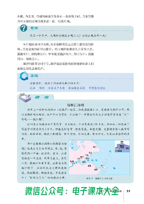 地理选修2《海洋地理》_高中三年全科资料_高中_高中电子教材_旧教材_高中地理（人教旧版）_高中地理选修1-7（7本）