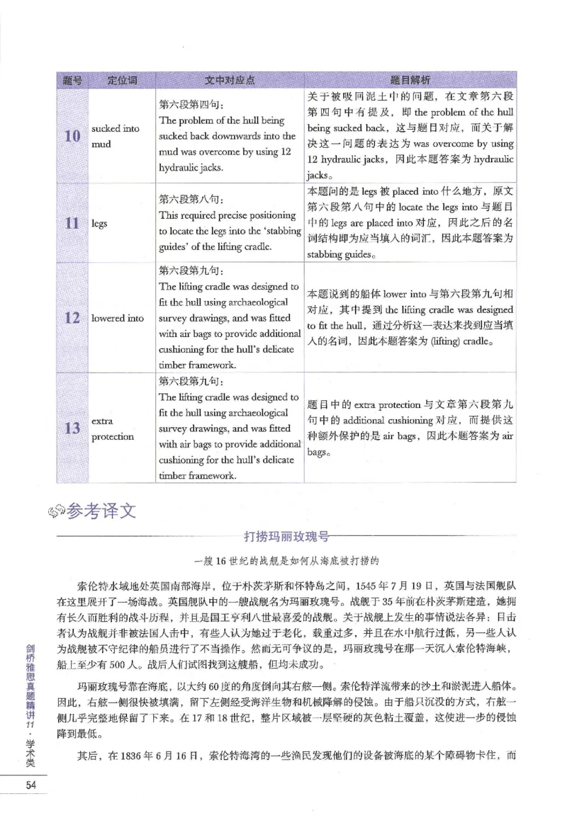 11剑桥雅思真题精讲11_备考教材书籍系列_雅思真题4-20（真题+音频+解析）_雅思真题A类_精讲解析剑桥雅思真题精讲