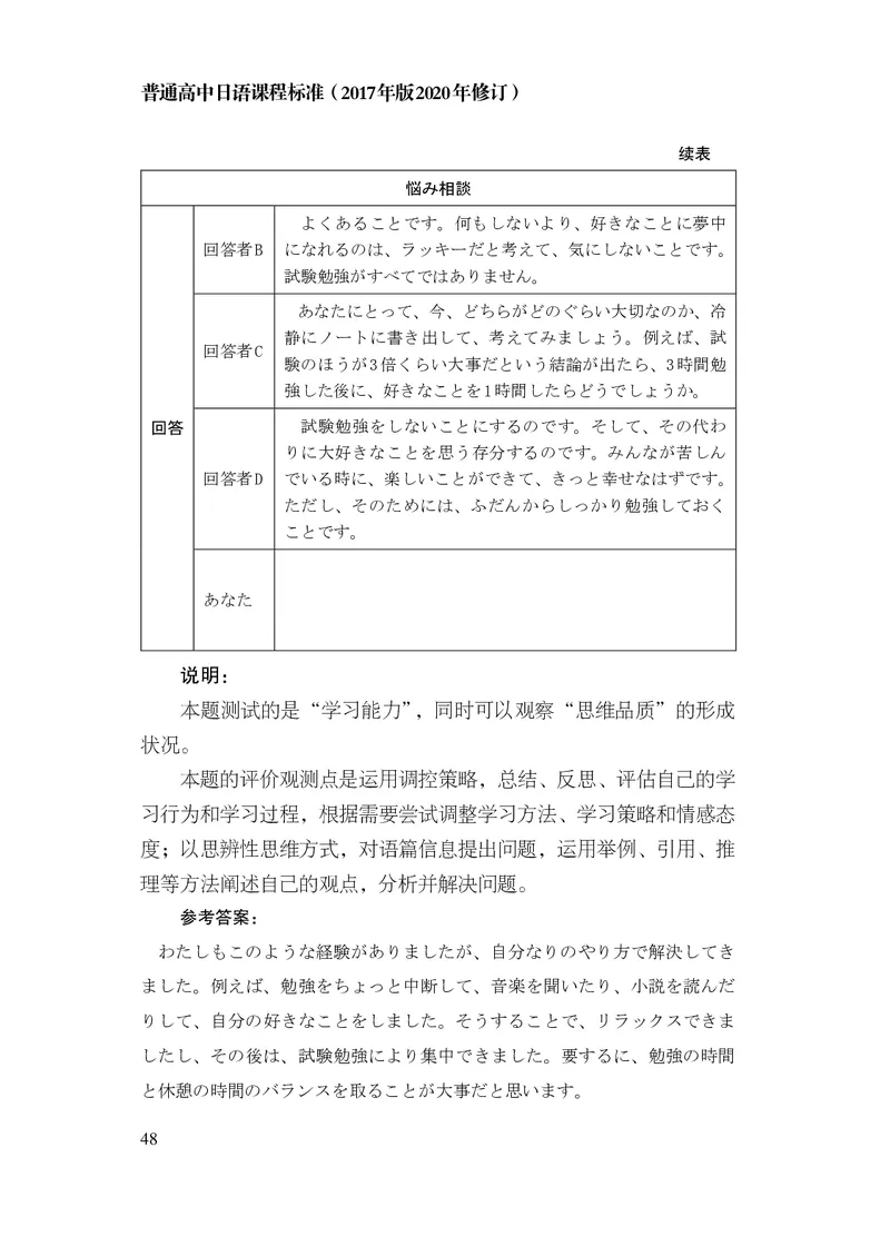 17.普通高中日语课程标准（2017年版2020年修订）_电子课本_《普通高中课程标准》
