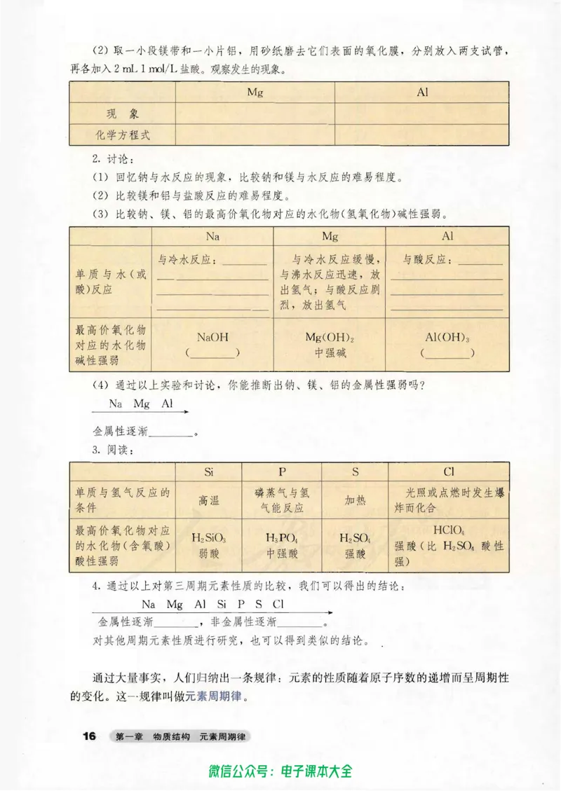 必修2_高中三年全科资料_高中_高中电子教材_旧教材_高中化学（人教旧版）