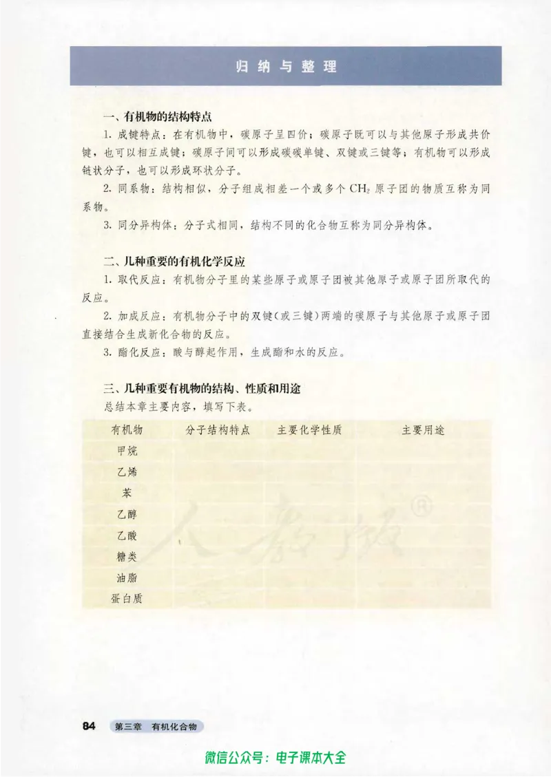 必修2_高中三年全科资料_高中_高中电子教材_旧教材_高中化学（人教旧版）