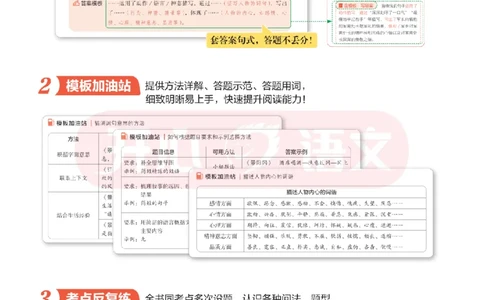 5下同步阅读答题模板-模板+例题+真题（试阅）_2026春小学教辅大合集_13-26春《开心》系列_同步阅读答题模板(1-8年级下册)