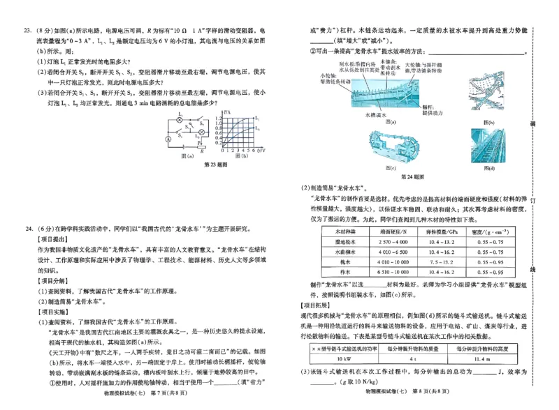 2026《中考专题专练&bull;标准模拟觉醒卷B》物理_中考押题2026《中考押题》系列（9科全套实时更新中）_辽宁押题2026版初中《新中考标准模拟觉醒卷B版》（数理化）