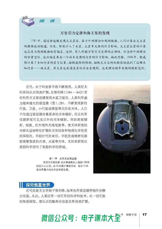 地理选修1《宇宙与地球》_高中三年全科资料_高中_高中电子教材_旧教材_高中地理（人教旧版）_高中地理选修1-7（7本）
