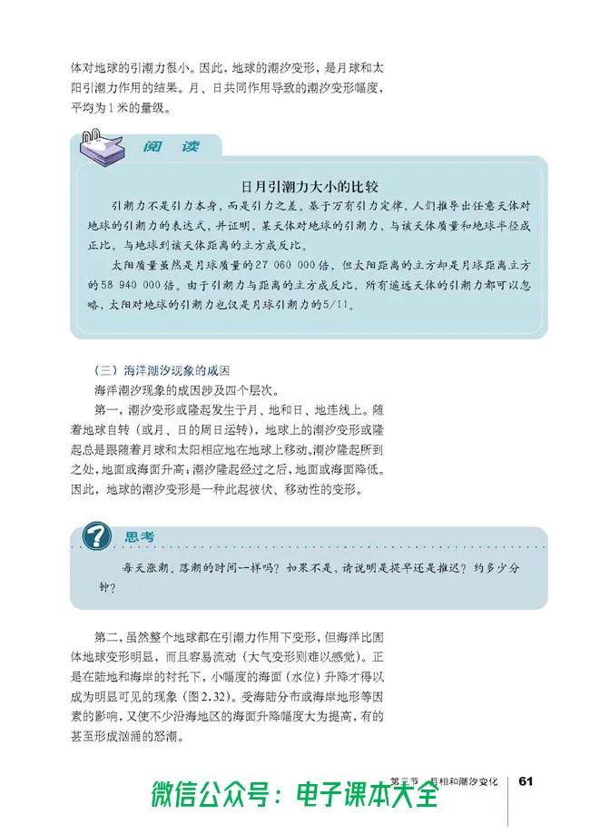 地理选修1《宇宙与地球》_高中三年全科资料_高中_高中电子教材_旧教材_高中地理（人教旧版）_高中地理选修1-7（7本）