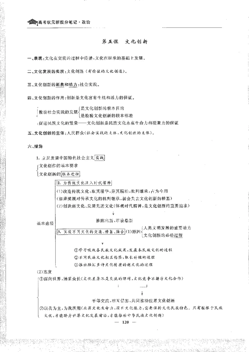 政治高考状元班提分笔记_高中三年全科资料_高中_高中1_《高考状元班提分笔记》