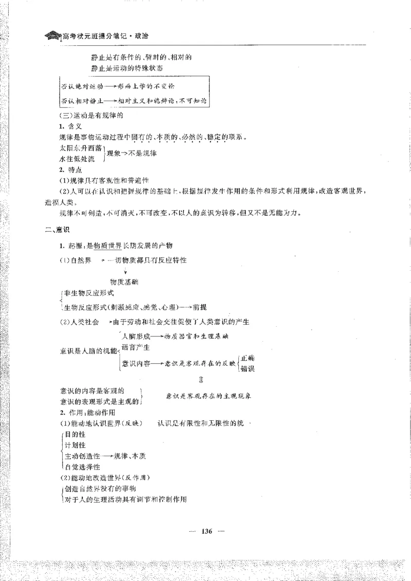 政治高考状元班提分笔记_高中三年全科资料_高中_高中1_《高考状元班提分笔记》