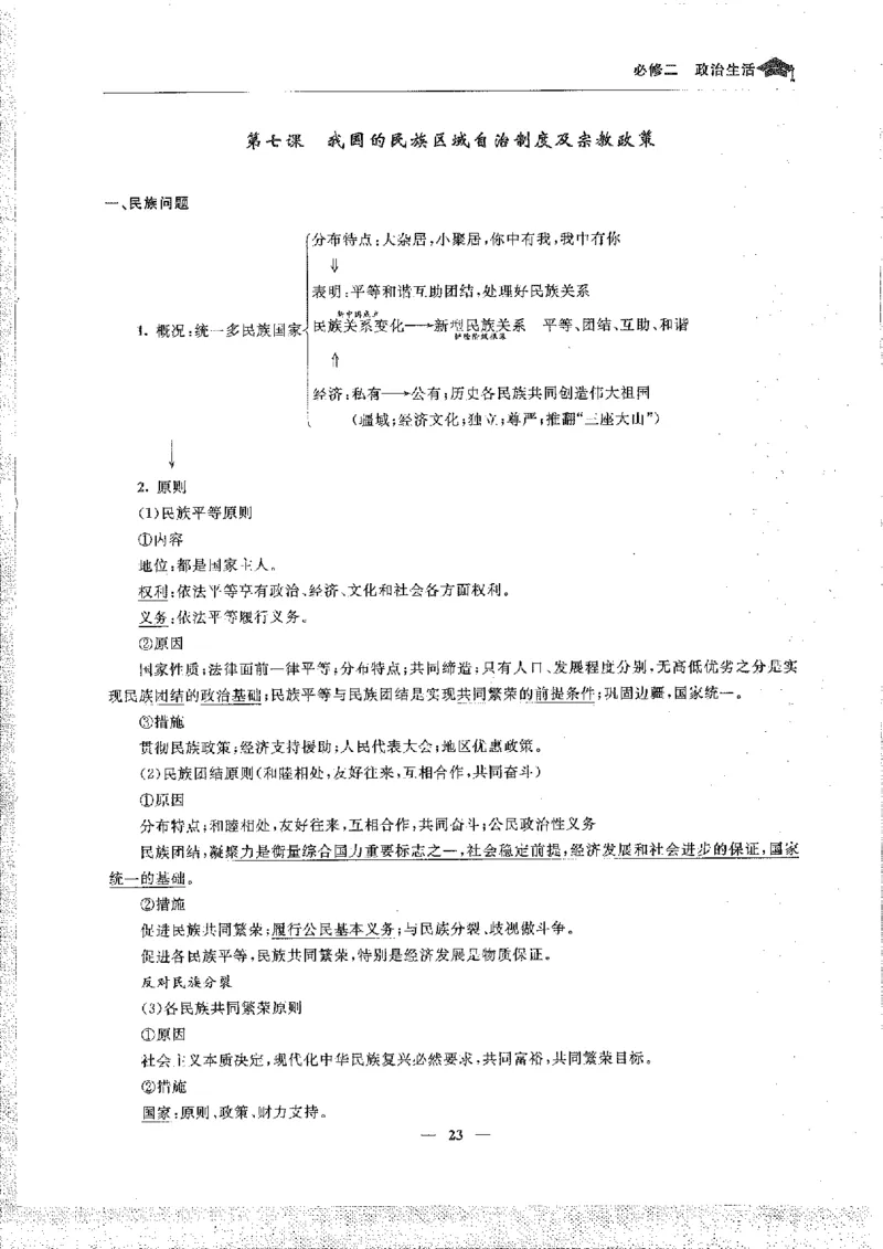 政治高考状元班提分笔记_高中三年全科资料_高中_高中1_《高考状元班提分笔记》