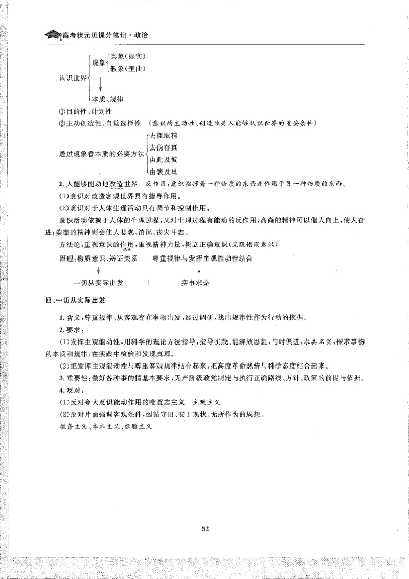 政治高考状元班提分笔记_高中三年全科资料_高中_高中1_《高考状元班提分笔记》