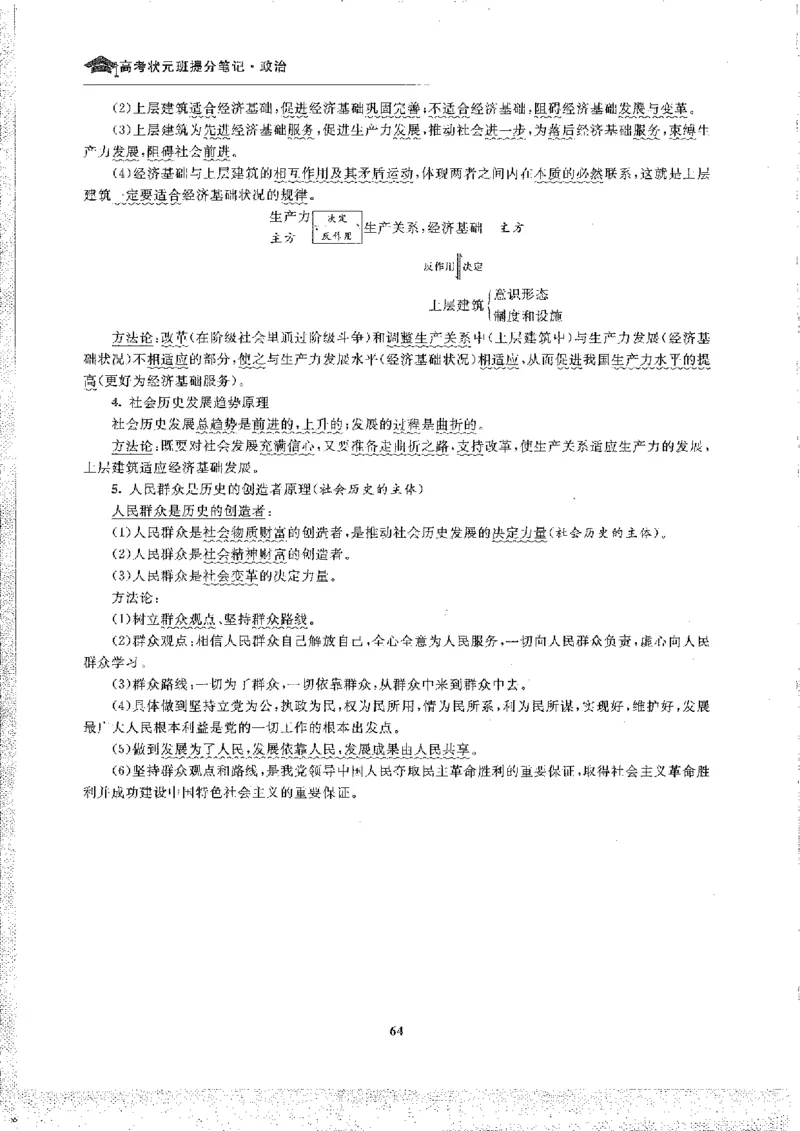 政治高考状元班提分笔记_高中三年全科资料_高中_高中1_《高考状元班提分笔记》