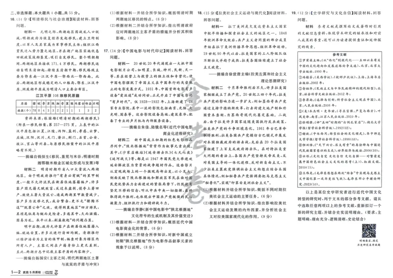 历史_高中三年全科资料_高中_2026版高考《金考卷特快专递》9科全套（2期）