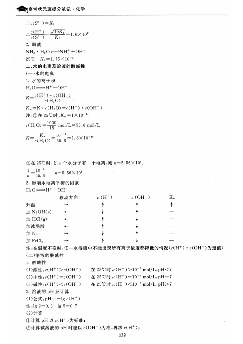 化学高考状元班提分笔记_高中三年全科资料_高中_高中1_《高考状元班提分笔记》
