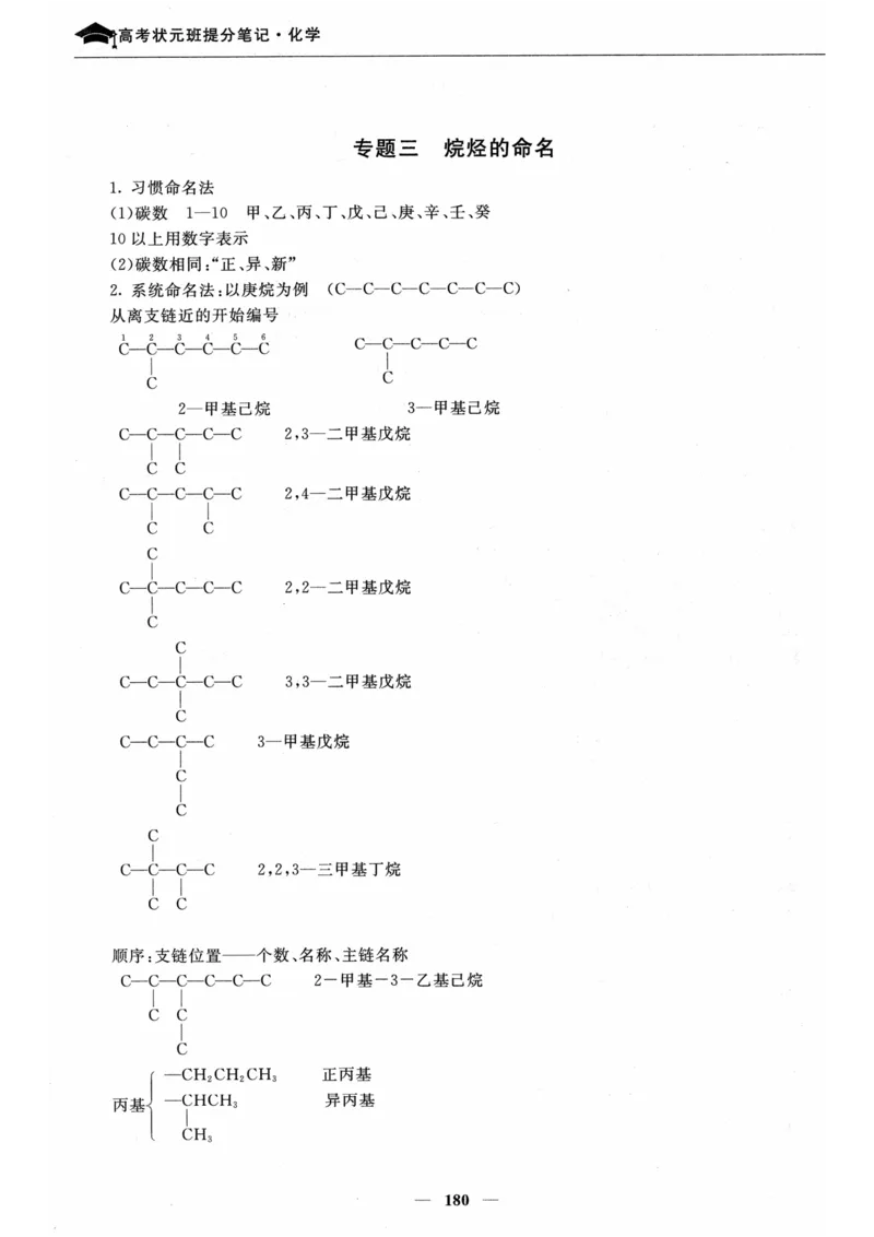 化学高考状元班提分笔记_高中三年全科资料_高中_高中1_《高考状元班提分笔记》